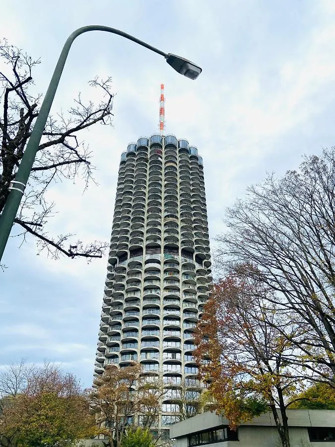 شقة Hotelturm Augsburg Appartment 29 Stock